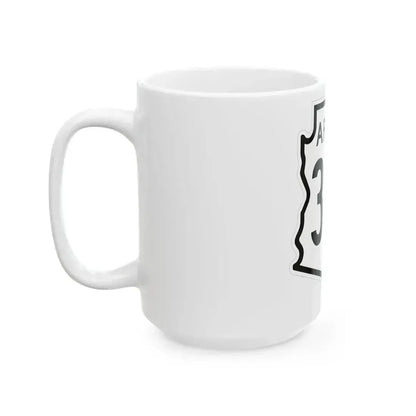 Arizona 387 1956 (Arizona) (Road Sign) White Coffee Mug - Go Mug Yourself