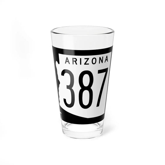 Arizona 387 1963 (Arizona) (Road Sign) Pint Glss 16oz 16oz - Go Mug Yourself