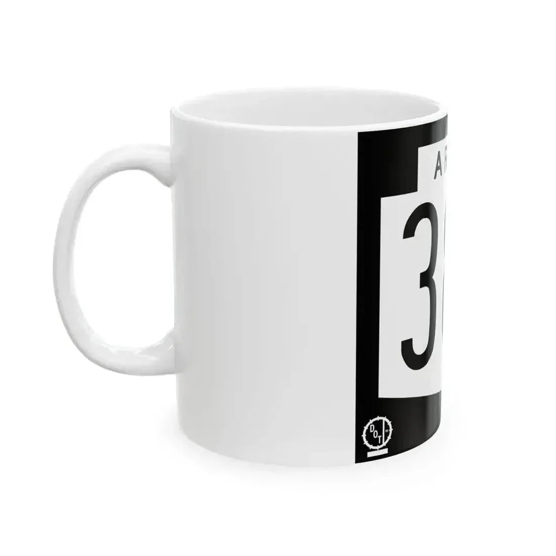 Arizona 387 1978 (Arizona) (Road Sign) White Coffee Mug - Go Mug Yourself