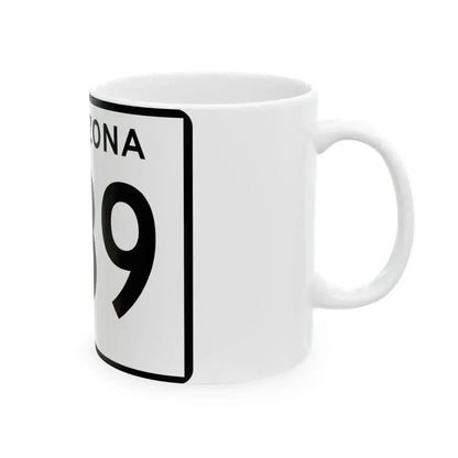 Arizona 389 (Arizona) (Road Sign) White Coffee Mug - Go Mug Yourself
