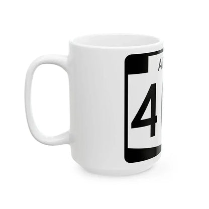 Arizona 404 (Arizona) (Road Sign) White Coffee Mug - Go Mug Yourself