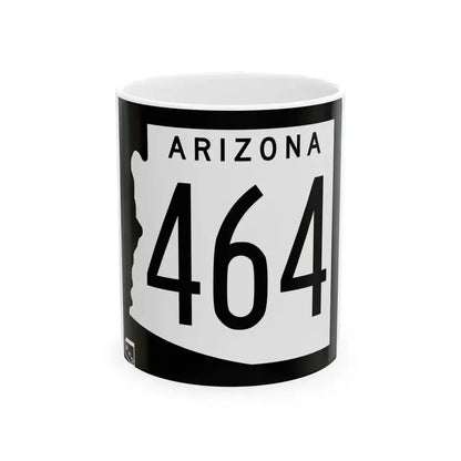 Arizona 464 1963 (Arizona) (Road Sign) White Coffee Mug 11oz - Go Mug Yourself