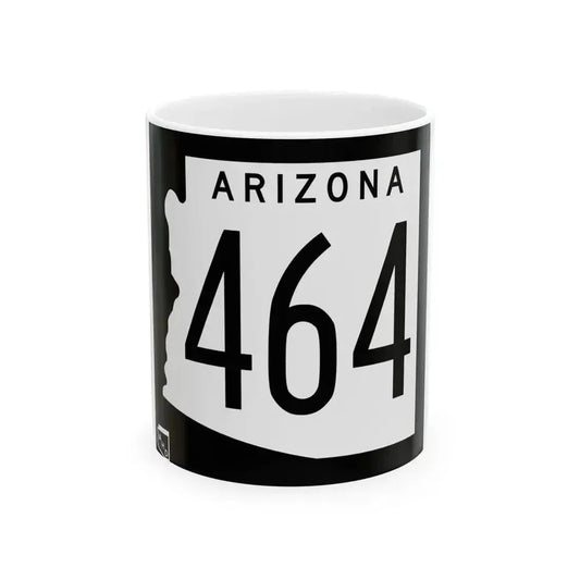 Arizona 464 1963 (Arizona) (Road Sign) White Coffee Mug 11oz - Go Mug Yourself