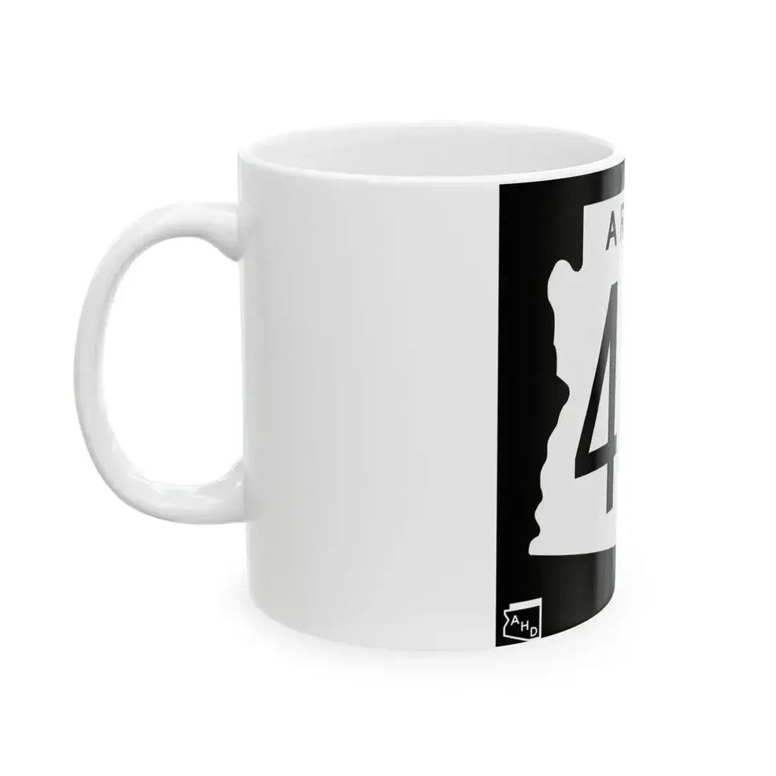 Arizona 464 1963 (Arizona) (Road Sign) White Coffee Mug - Go Mug Yourself