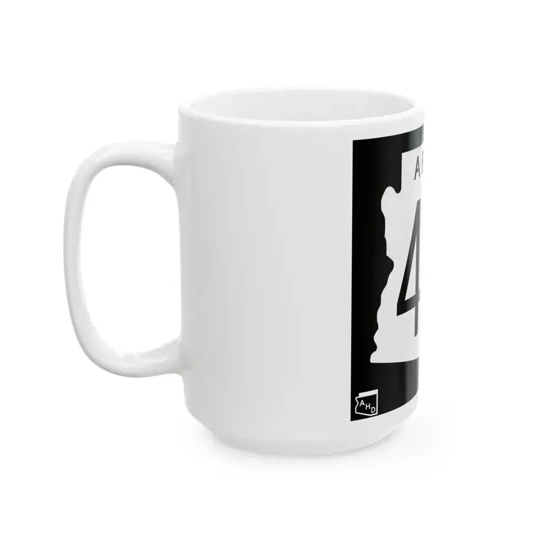 Arizona 464 1963 (Arizona) (Road Sign) White Coffee Mug - Go Mug Yourself