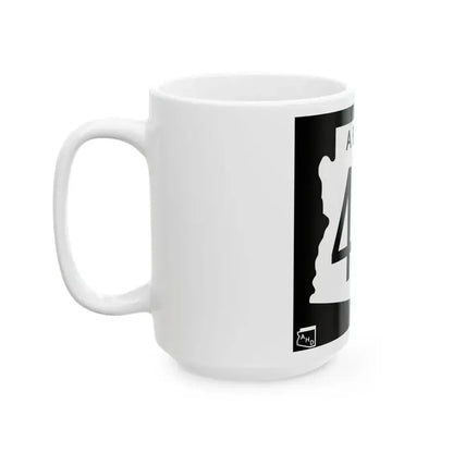 Arizona 464 1963 (Arizona) (Road Sign) White Coffee Mug - Go Mug Yourself