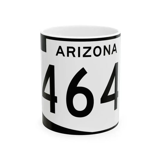 Arizona 464 (Arizona) (Road Sign) White Coffee Mug 11oz - Go Mug Yourself