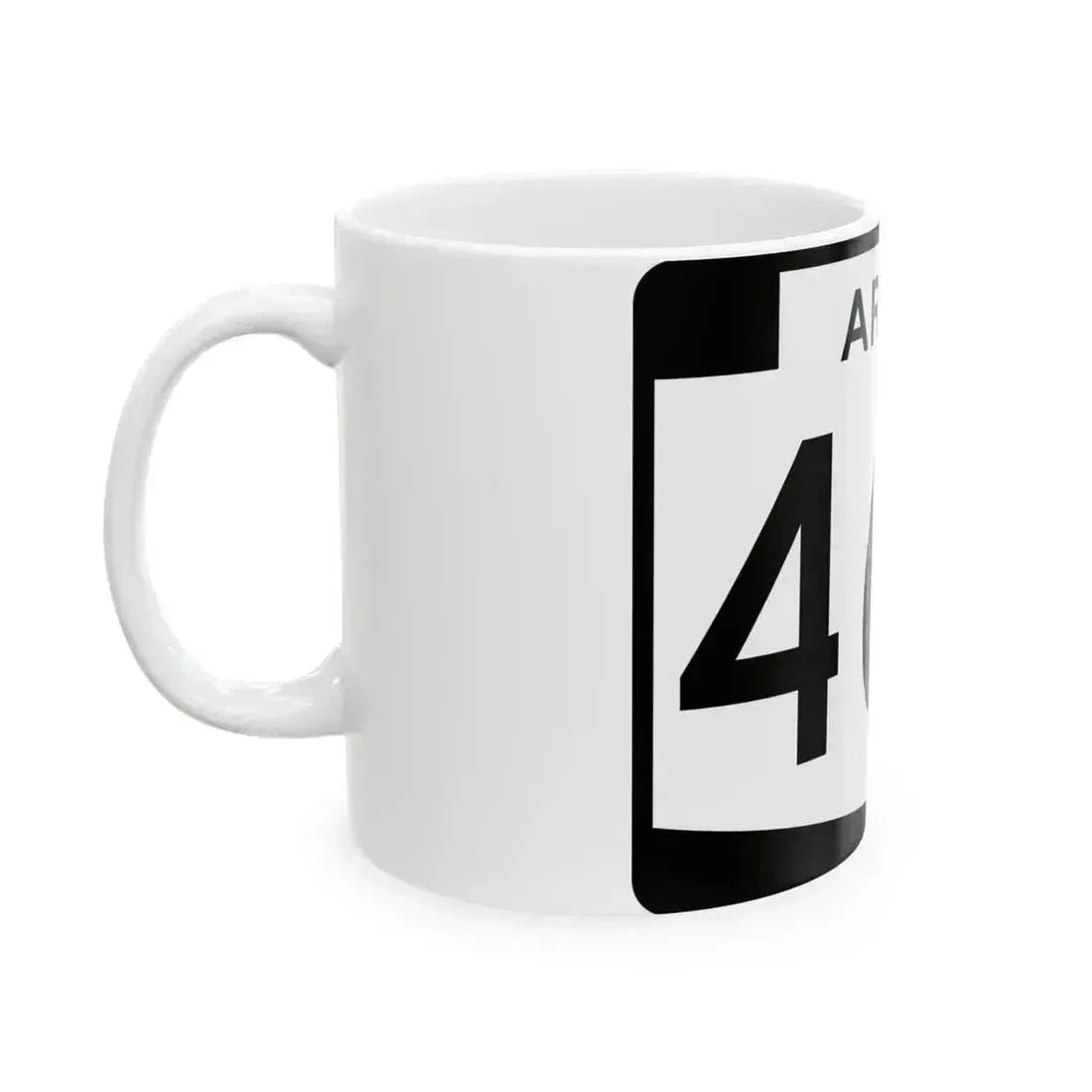 Arizona 464 (Arizona) (Road Sign) White Coffee Mug - Go Mug Yourself