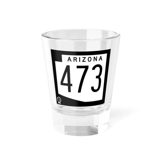Arizona 473 1978 (Arizona) (Road Sign) Shot Glass 1.5oz 1.5oz - Go Mug Yourself