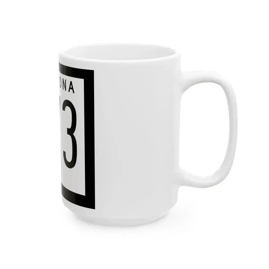 Arizona 473 1978 (Arizona) (Road Sign) White Coffee Mug - Go Mug Yourself