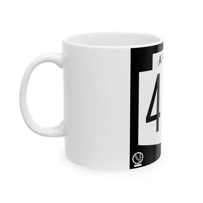 Arizona 473 1978 (Arizona) (Road Sign) White Coffee Mug - Go Mug Yourself
