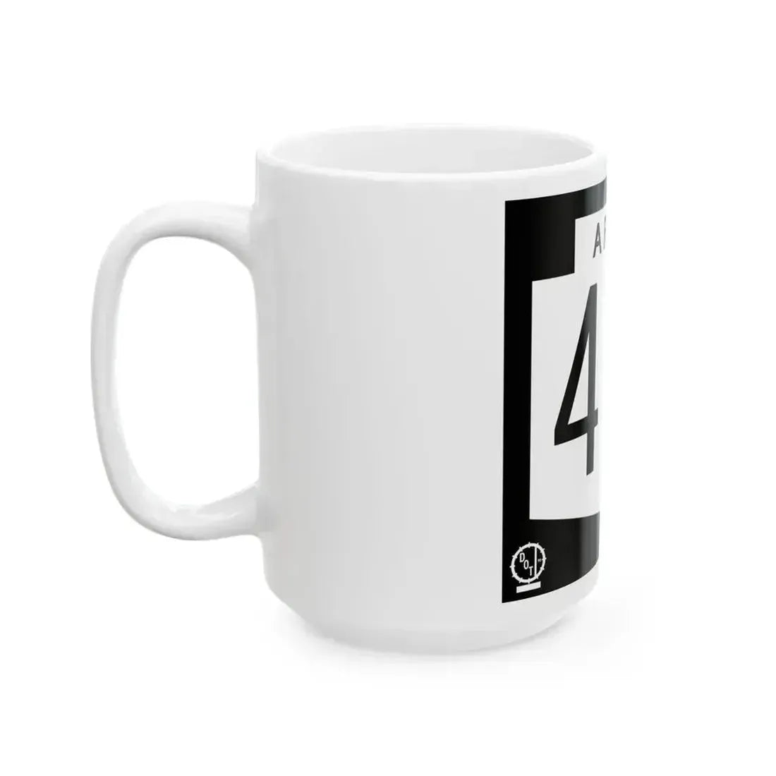 Arizona 473 1978 (Arizona) (Road Sign) White Coffee Mug - Go Mug Yourself