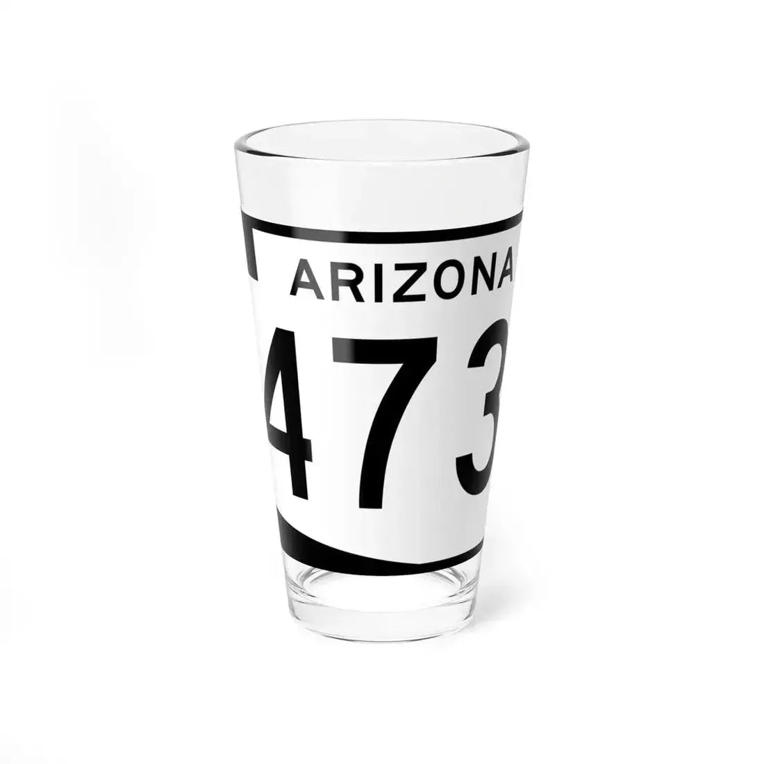 Arizona 473 (Arizona) (Road Sign) Pint Glass 16oz 16oz - Go Mug Yourself