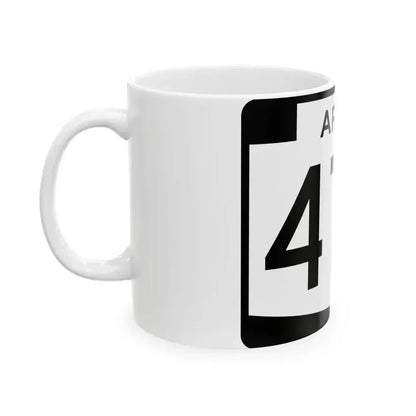 Arizona 473 (Arizona) (Road Sign) White Coffee Mug - Go Mug Yourself