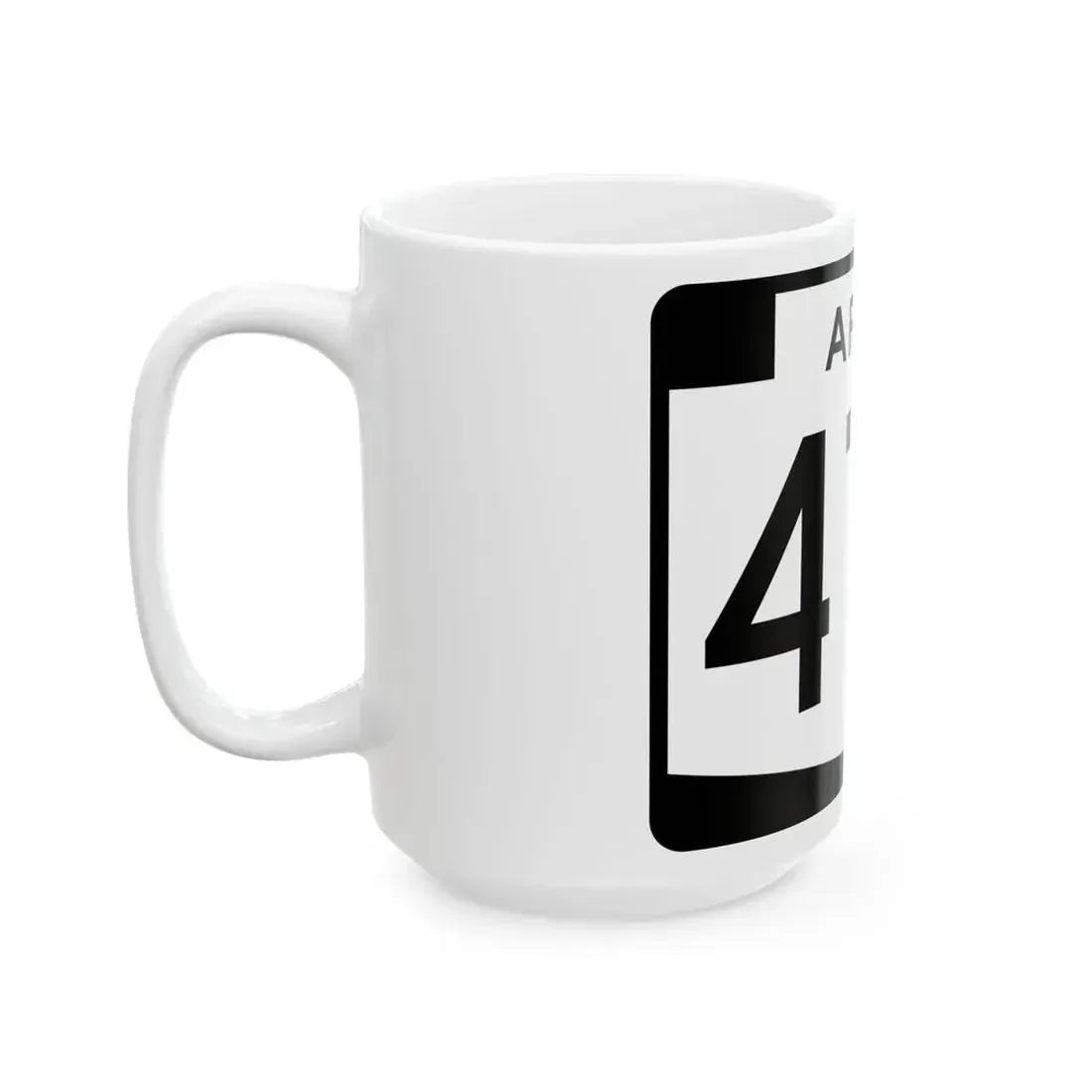 Arizona 473 (Arizona) (Road Sign) White Coffee Mug - Go Mug Yourself