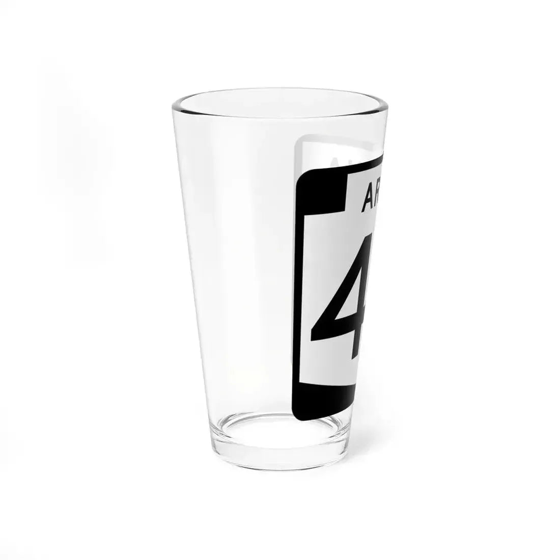 Arizona 48 (Arizona) (Road Sign) Pint Glass 16oz - Go Mug Yourself