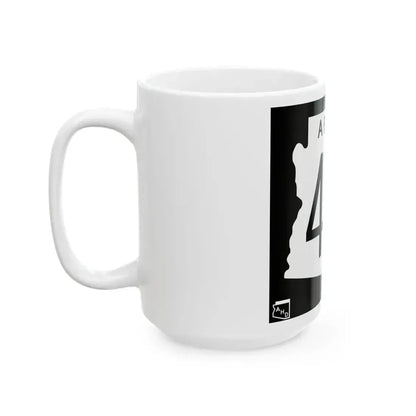 Arizona 487 1963 (Arizona) (Road Sign) White Coffee Mug - Go Mug Yourself