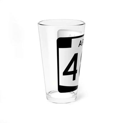 Arizona 487 (Arizona) (Road Sign) Pint Glss 16oz - Go Mug Yourself
