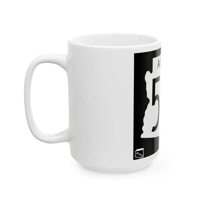 Arizona 504 1963 (Arizona) (Road Sign) White Coffee Mug - Go Mug Yourself