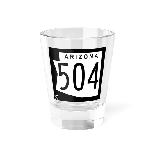 Arizona 504 1973 (Arizona) (Road Sign) Shot Glass 1.5oz 1.5oz - Go Mug Yourself