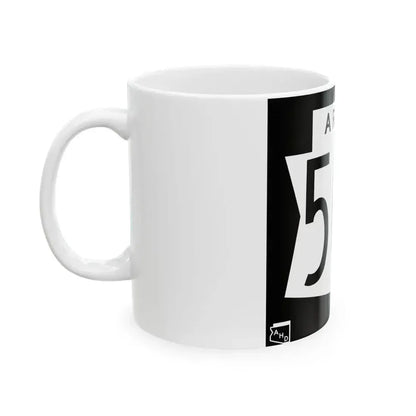Arizona 504 1973 (Arizona) (Road Sign) White Coffee Mug - Go Mug Yourself
