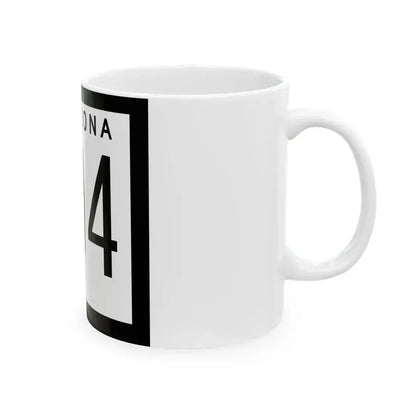 Arizona 504 1978 (Arizona) (Road Sign) White Coffee Mug - Go Mug Yourself