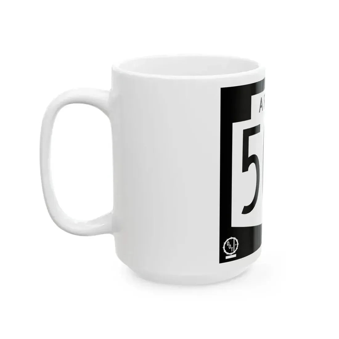 Arizona 504 1978 (Arizona) (Road Sign) White Coffee Mug - Go Mug Yourself