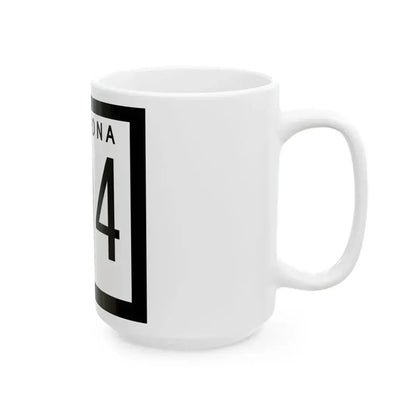 Arizona 504 1978 (Arizona) (Road Sign) White Coffee Mug - Go Mug Yourself