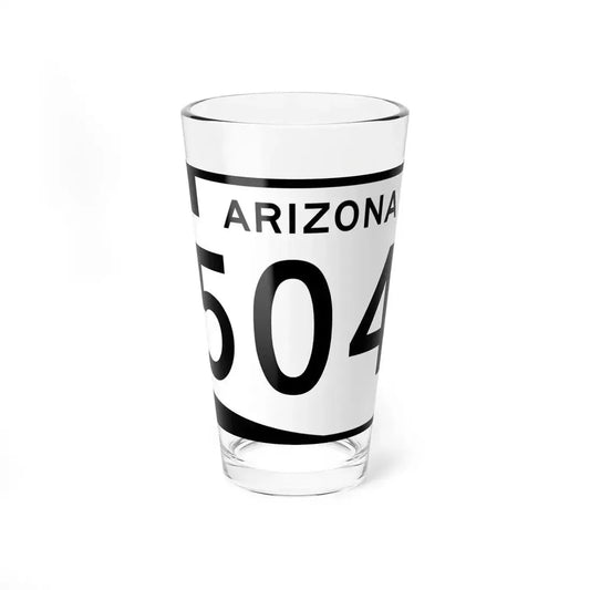 Arizona 504 (Arizona) (Road Sign) Pint Glass 16oz 16oz - Go Mug Yourself