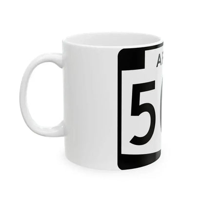 Arizona 504 (Arizona) (Road Sign) White Coffee Mug - Go Mug Yourself