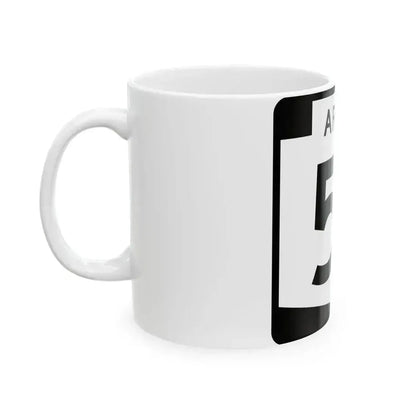 Arizona 51 (Arizona) (Road Sign) White Coffee Mug - Go Mug Yourself