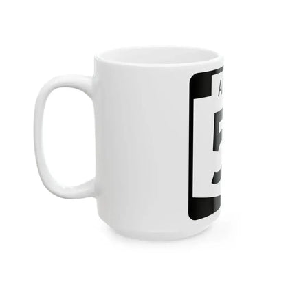 Arizona 51 (Arizona) (Road Sign) White Coffee Mug - Go Mug Yourself