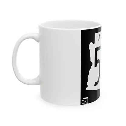 Arizona 564 1963 (Arizona) (Road Sign) White Coffee Mug - Go Mug Yourself