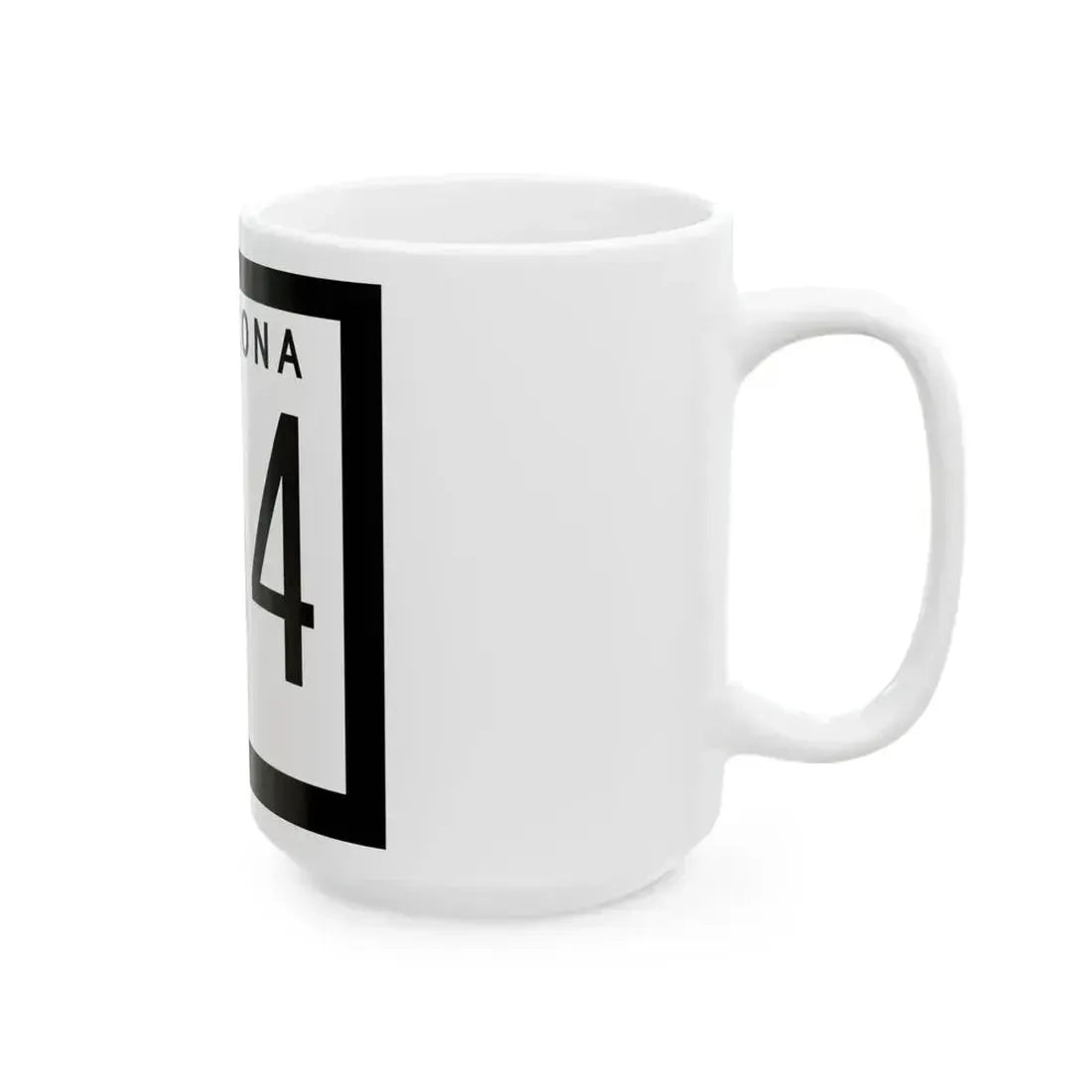 Arizona 564 1978 (Arizona) (Road Sign) White Coffee Mug - Go Mug Yourself