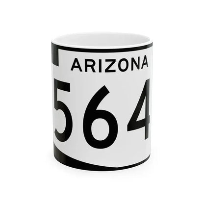 Arizona 564 (Arizona) (Road Sign) White Coffee Mug 11oz - Go Mug Yourself