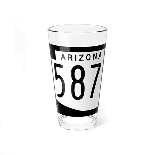 Arizona 587 1978 (Arizona) (Road Sign) Pint Glass 16oz 16oz - Go Mug Yourself