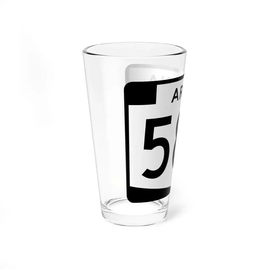 Arizona 587 (Arizona) (Road Sign) Pint Glass 16oz - Go Mug Yourself