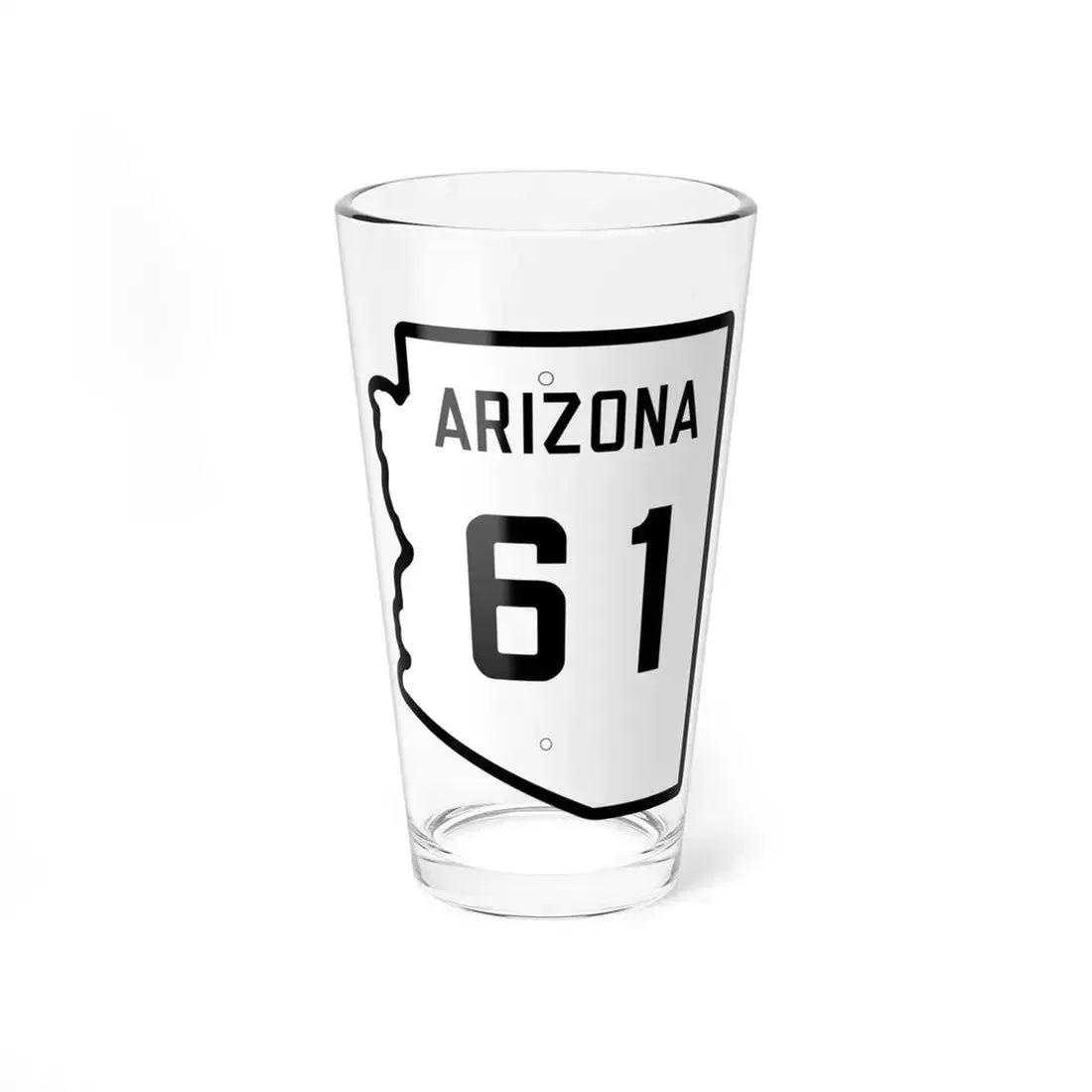 Arizona 61 1941 (Arizona) (Road Sign) Pint Glass 16oz 16oz - Go Mug Yourself