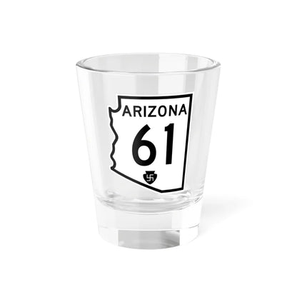 Arizona 61 1956 (Arizona) (Road Sign) Shot Glass 1.5oz 1.5oz - Go Mug Yourself