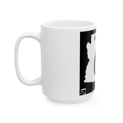 Arizona 61 1963 (Arizona) (Road Sign) White Coffee Mug - Go Mug Yourself