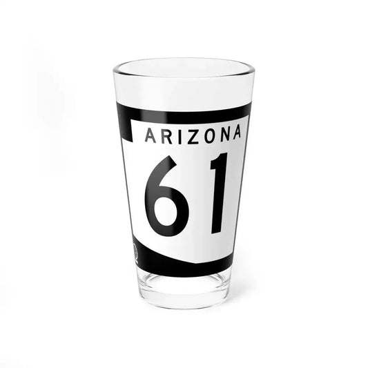 Arizona 61 1978 (Arizona) (Road Sign) Pint Glass 16oz 16oz - Go Mug Yourself