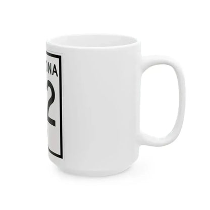 Arizona 62 1956 (Arizona) (Road Sign) White Coffee Mug - Go Mug Yourself