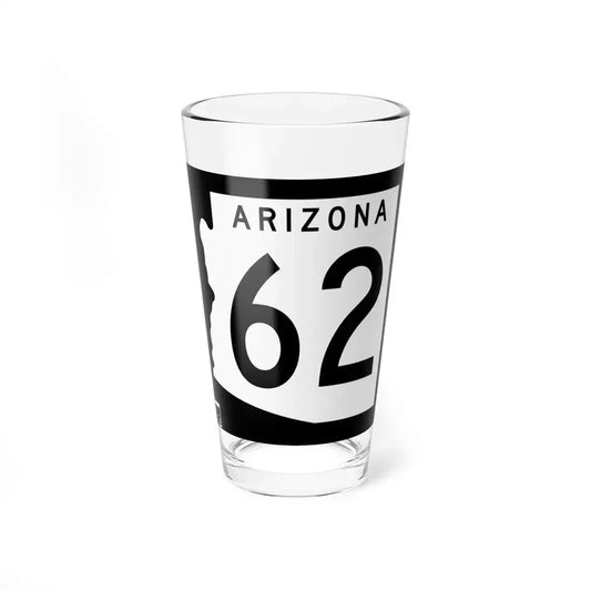 Arizona 62 1963 (Arizona) (Road Sign) Pint Glass 16oz 16oz - Go Mug Yourself