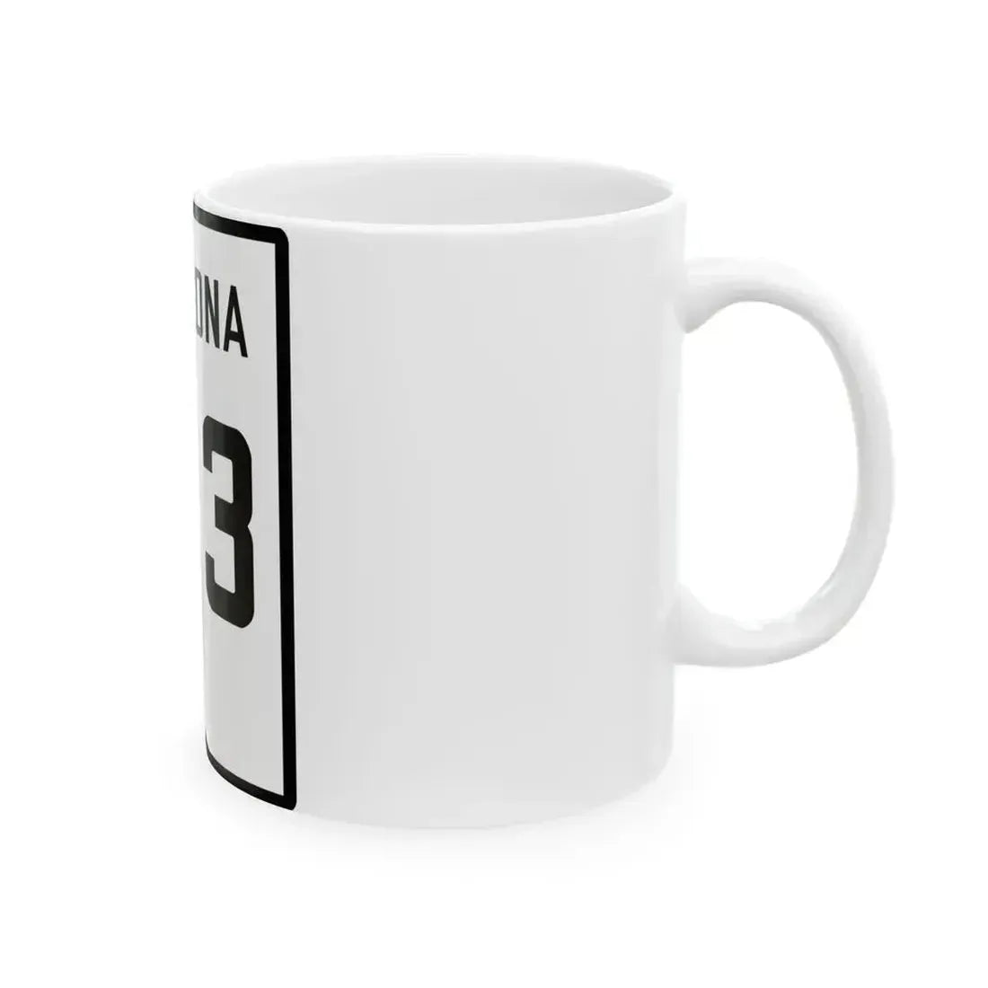 Arizona 63 1941 (Arizona) (Road Sign) White Coffee Mug - Go Mug Yourself
