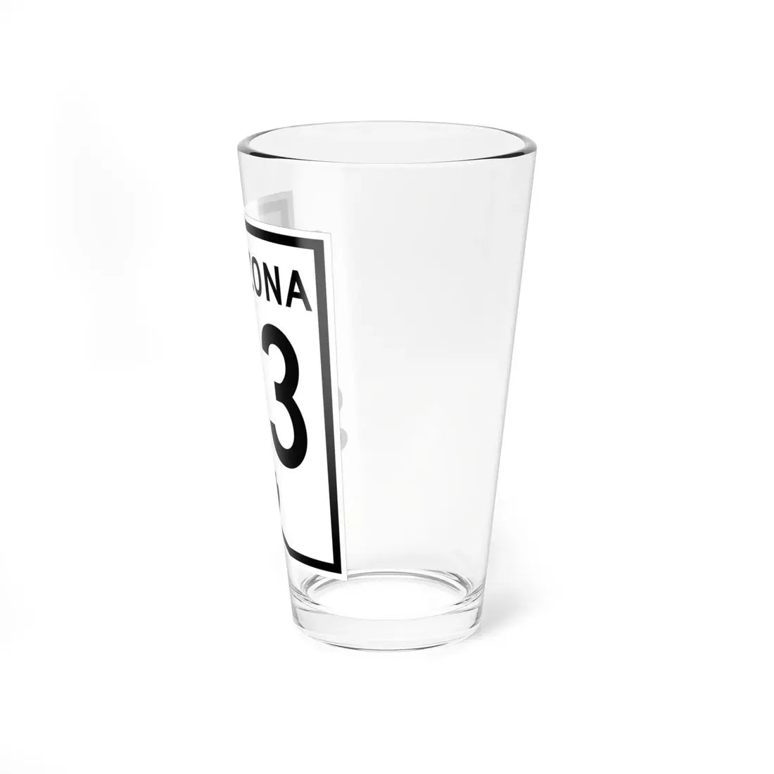 Arizona 63 1956 (Arizona) (Road Sign) Pint Glass 16oz - Go Mug Yourself