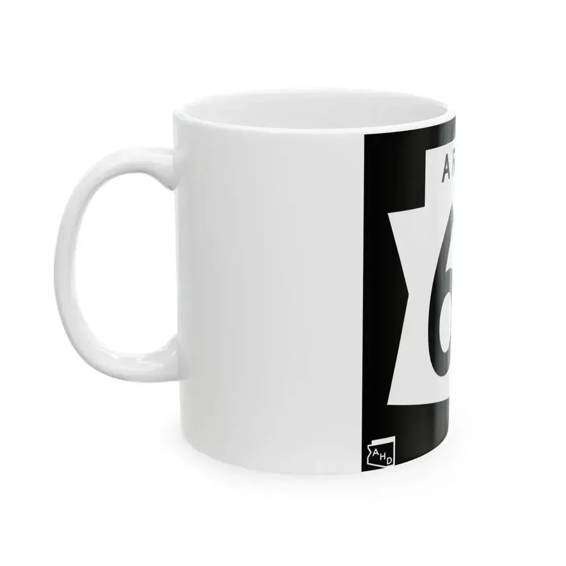 Arizona 63 1973 (Arizona) (Road Sign) White Coffee Mug - Go Mug Yourself