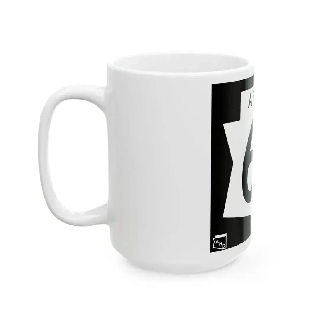 Arizona 63 1973 (Arizona) (Road Sign) White Coffee Mug - Go Mug Yourself