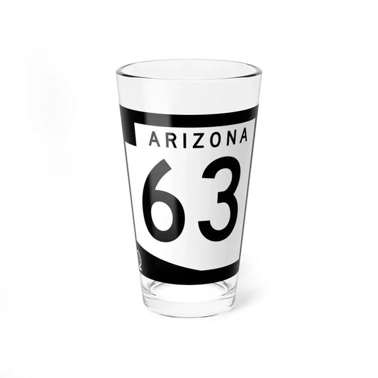 Arizona 63 1978 (Arizona) (Road Sign) Pint Glass 16oz 16oz - Go Mug Yourself