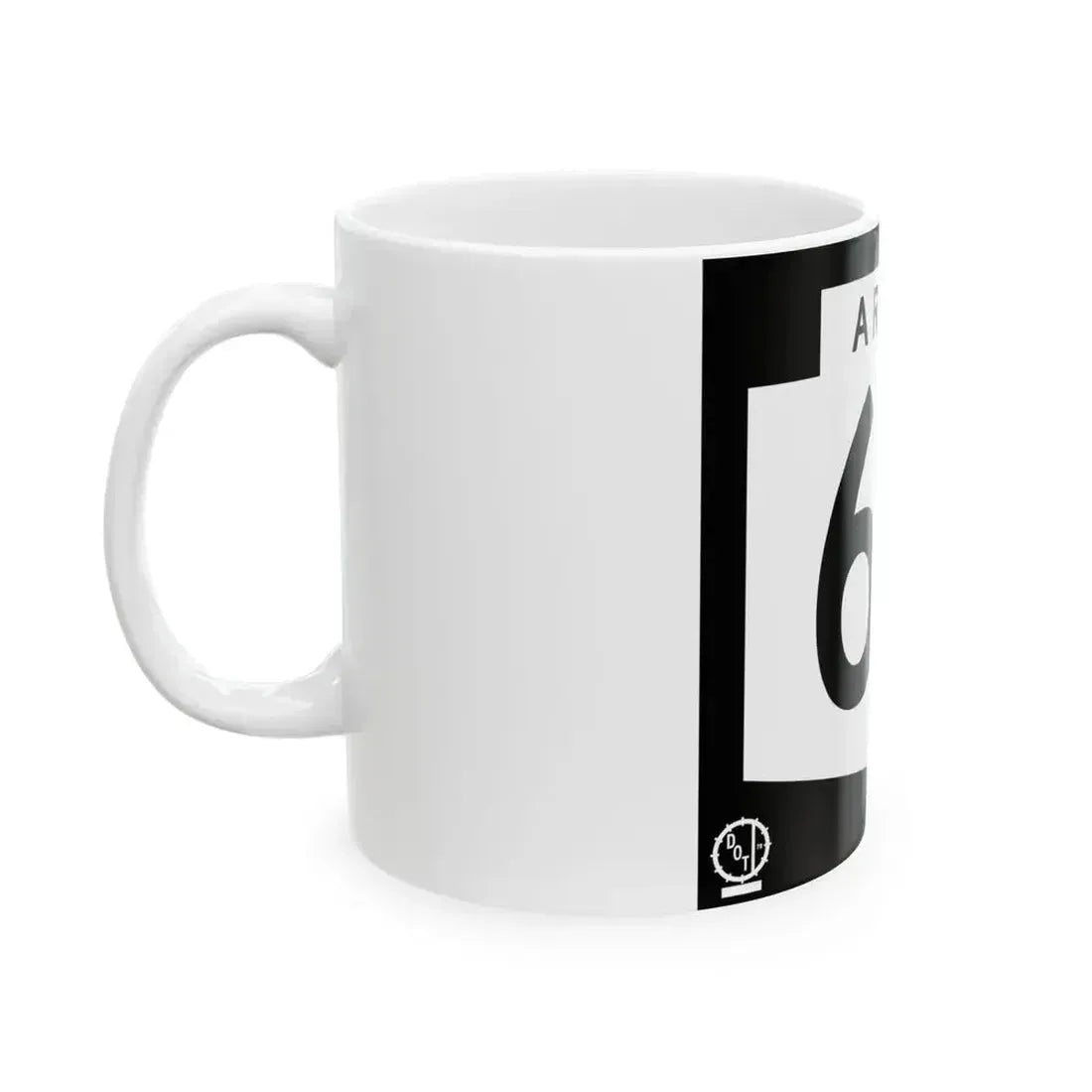 Arizona 63 1978 (Arizona) (Road Sign) White Coffee Mug - Go Mug Yourself