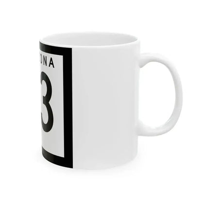 Arizona 63 1978 (Arizona) (Road Sign) White Coffee Mug - Go Mug Yourself
